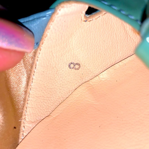 BNWT New! Women's TOD'S Colorblock Patent Leather Green-Blue Ballerina Flats - Picture 8 of 8